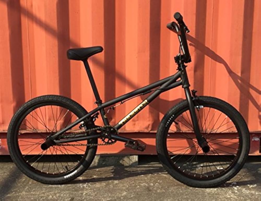 BMX フラットランド Amazon | 【本格派BMX FLATLAND 20インチ】【限定ALL MATT BLACK