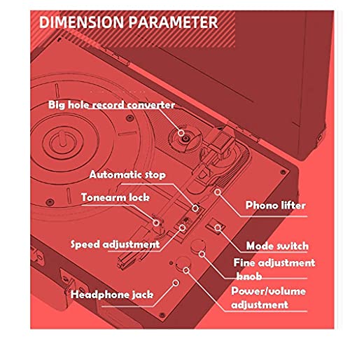 Porte-Documents Portable, Tourne-Disque rétro Bluetooth avec Haut-parleurs pour Vinyle, Prend en Charge la Lecture… - Les Beatles, Paul McCartney, John Lennon, RIngo Starr, George Harrison Porte-Documents Portable, Tourne-Disque rétro Bluetooth avec Haut-parleurs pour Vinyle, Prend en Charge la Lecture… – Image 4