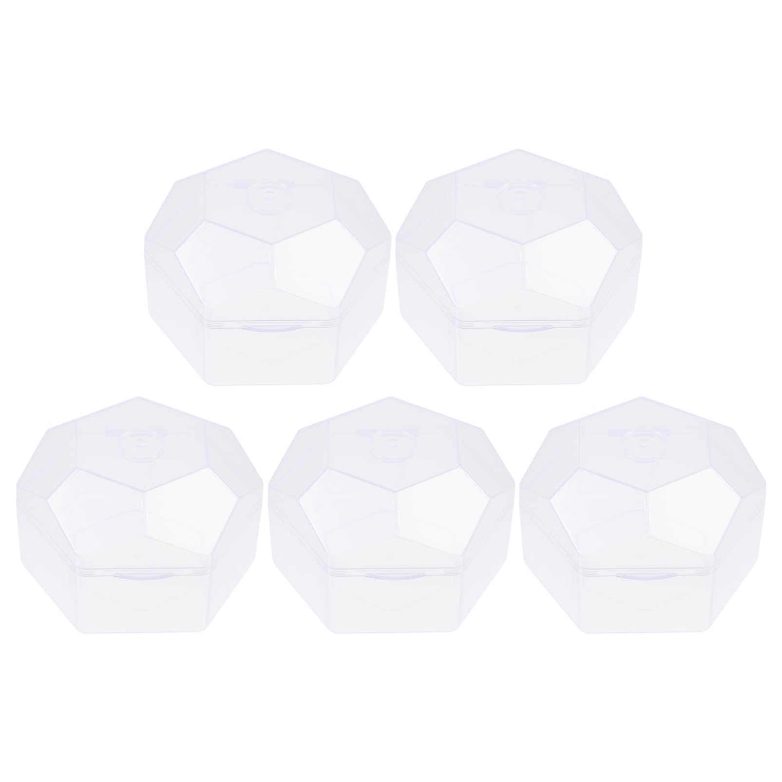 JOINPAYA 5pcs Pacifier Storage Box Pacifier Protective Case for Baby Keep Pacifiers Clean Safe Travel-Friendly Smooth Edges for Easy Access