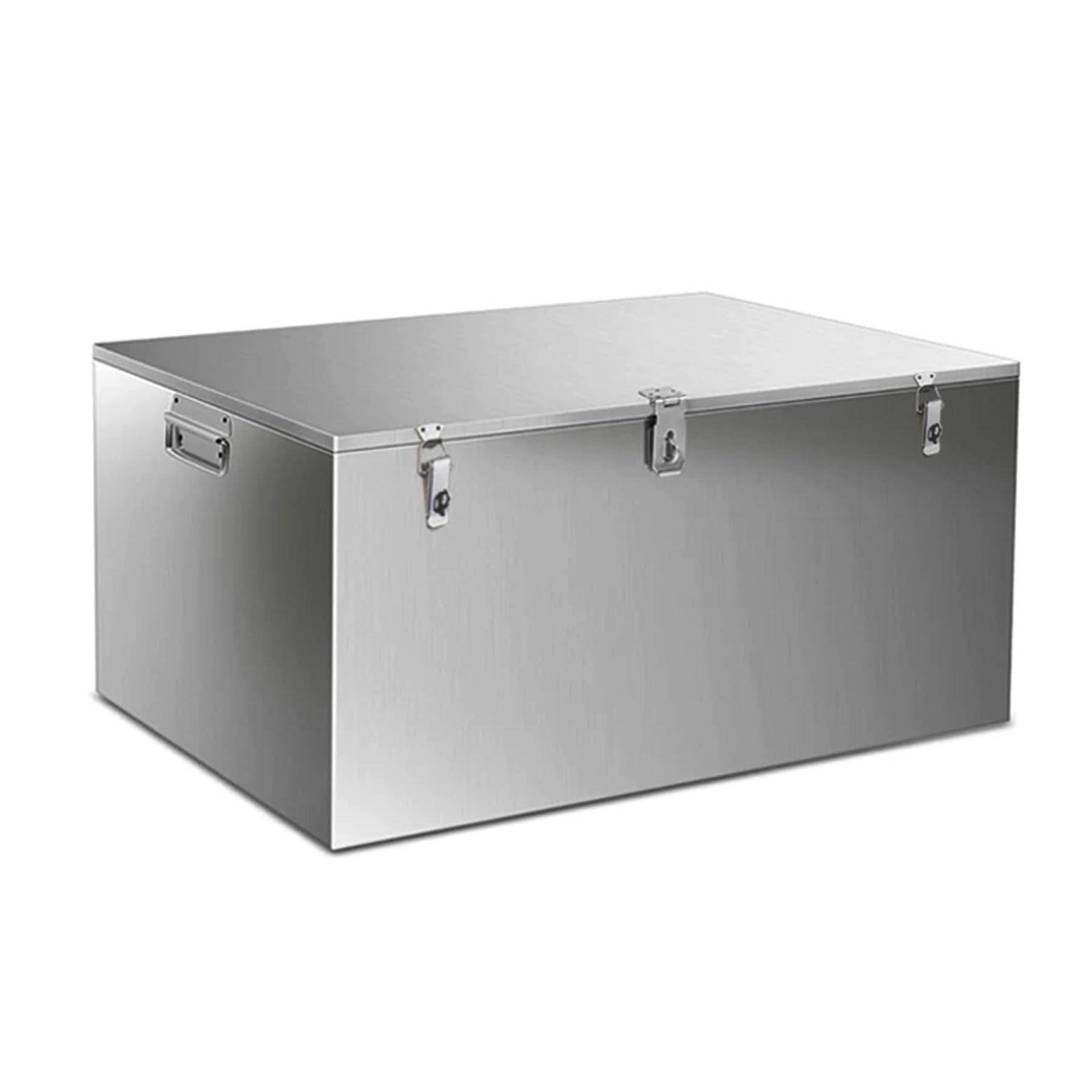 Cassetta degli attrezzi in acciaio inox, multifunzione, impermeabile e antiruggine, con asta di supporto e maniglia per il trasporto, per casa, officina e garage