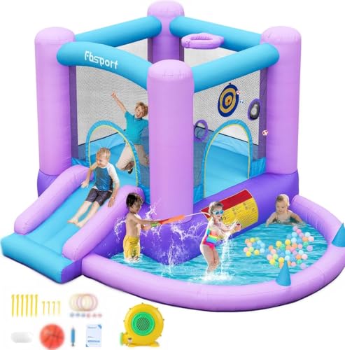 FBSPORT château Gonflable Exterieur Enfant avec...