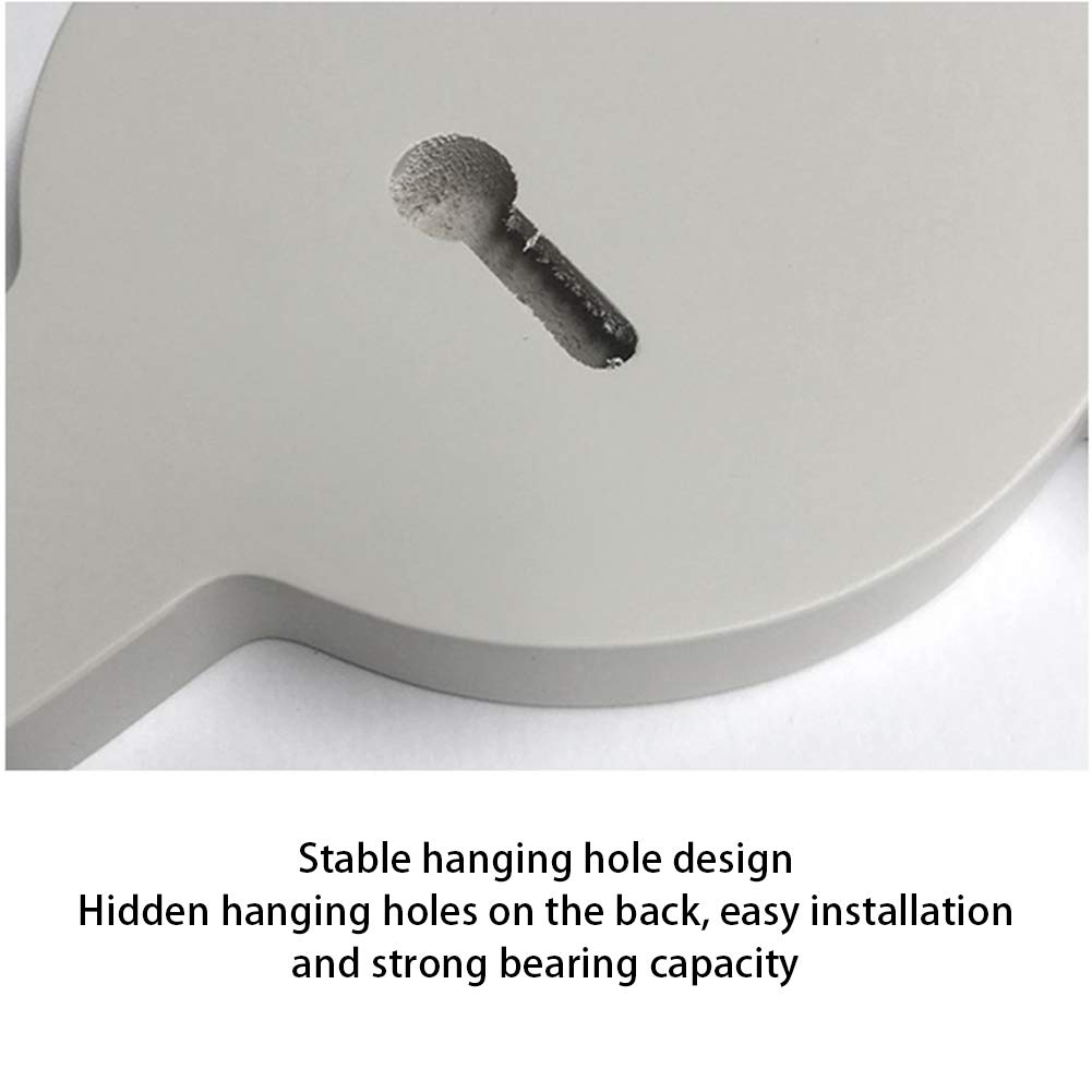 AIZYR Creatividad Habitación Infantil Perchero De Madera De Pared con 4 Percheros Perchero Sin Perforaciones para Puerta, Pasillo, Sala De Estar