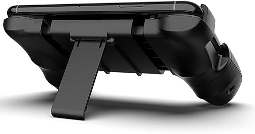 Miniatura 5 de SUNCHI Joystick universal para juegos móviles en espiral, mini joystick de juego, controlador de agarre basculante, Joypad, soporte plegable para