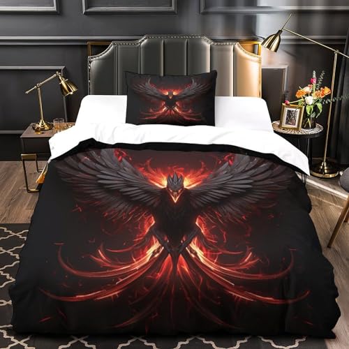 Housse de couette aigle 3D pour transformer votre chambre single - 3