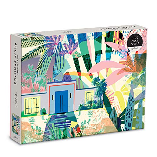 Galison - Rompecabezas Palm Springs 1000 Piezas para Adultos ilustrado por Kitty McCall miniatura 1
