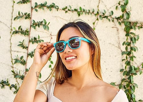 OWL 10 Pack Sunglasses for Women & Men, UV Protected Vintage Retro Smoke Lens Sunglasses Bulk, Unisex Rectangle Sunglasses4