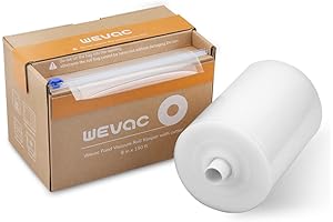Wevac 8" x 150' Food Vacuum Seal Roll Keeper with Cutter