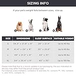 Bedsure Elevated Raised Cooling Cots Bed for Large Dogs, Portable Indoor & Outdoor Pet Hammock with Skid-Resistant Feet, Frame with Breathable Mesh, Grey, 49 inches - Image 5