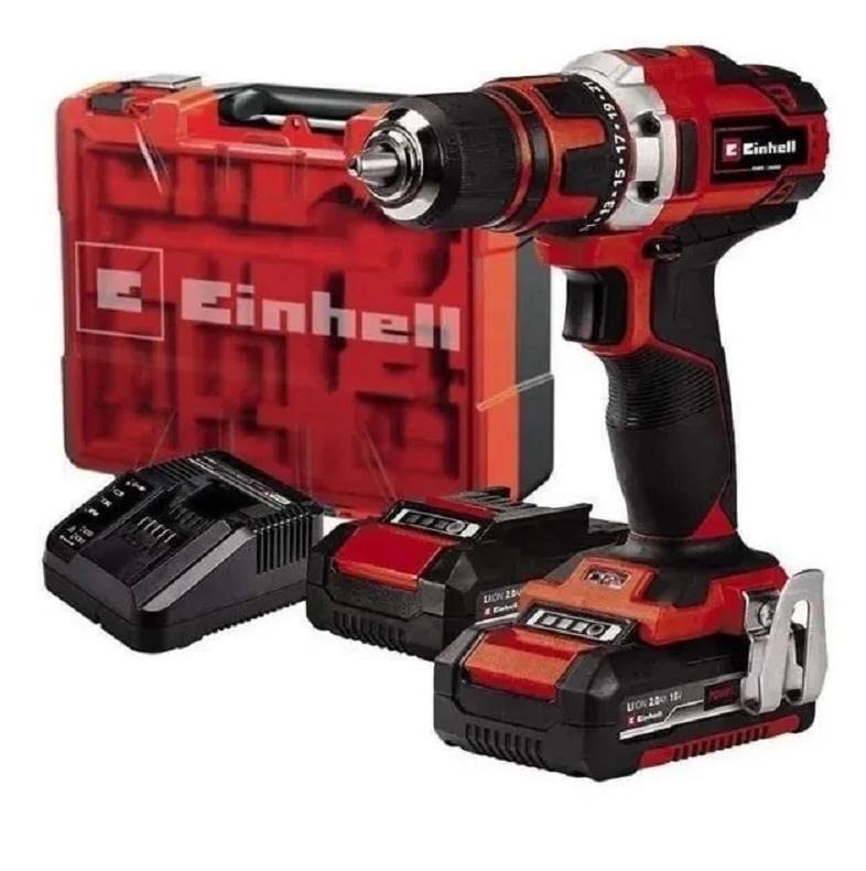Taladro inalámbrico Einhell TE-CD 18/40 Li 69 piezas miniatura 2