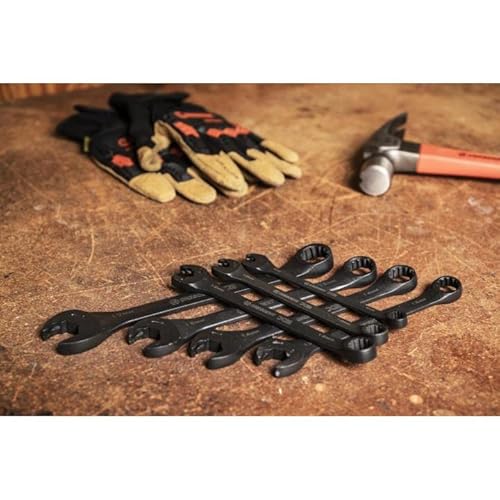Crescent CX6RWM7 7 Piece X6™ Spline Open End Ratcheting Combination Wrench Set thumb #7