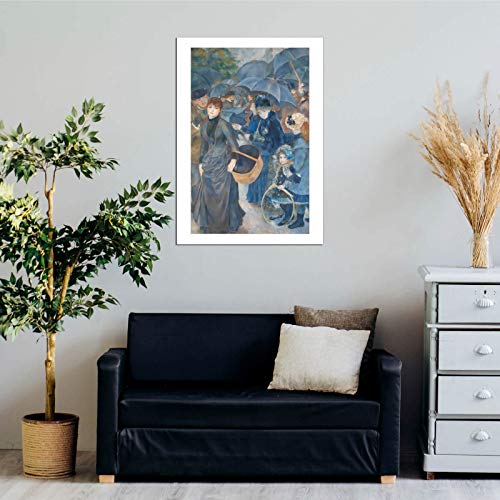 Impression d'art Renoir The Umbrellas affiche de collection sur papier mat - 2