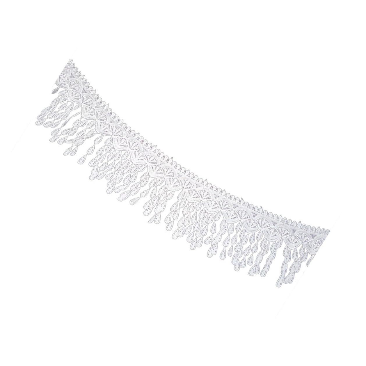 Encaje con borlas de 8 cm PRETYZOOM para costura y vestidos de 45 yardas