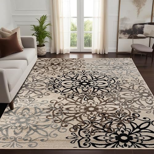 Tapete decorativo Superior Indoor 3' x 5' Beige miniatura 1