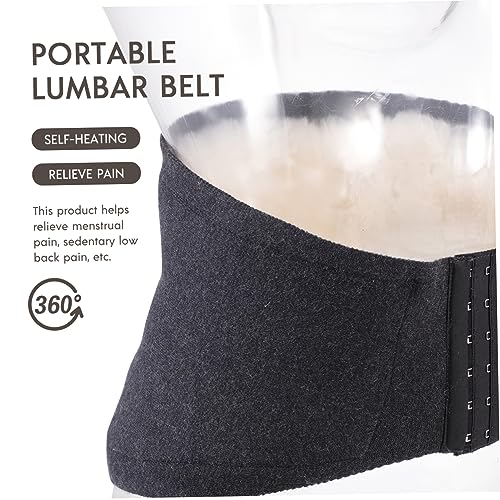Faja lumbar de lana transpirable talla L para soporte y calor miniatura 3