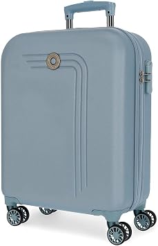 Movom Riga Suitcase, Light Blue, 40x55x20 cms, Cabin