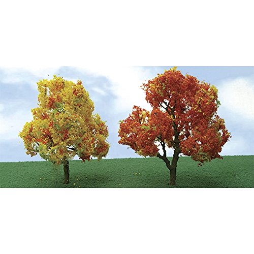Arbres d'automne à feuilles caduques Pro Elite de 5 cm pour maquette décorative