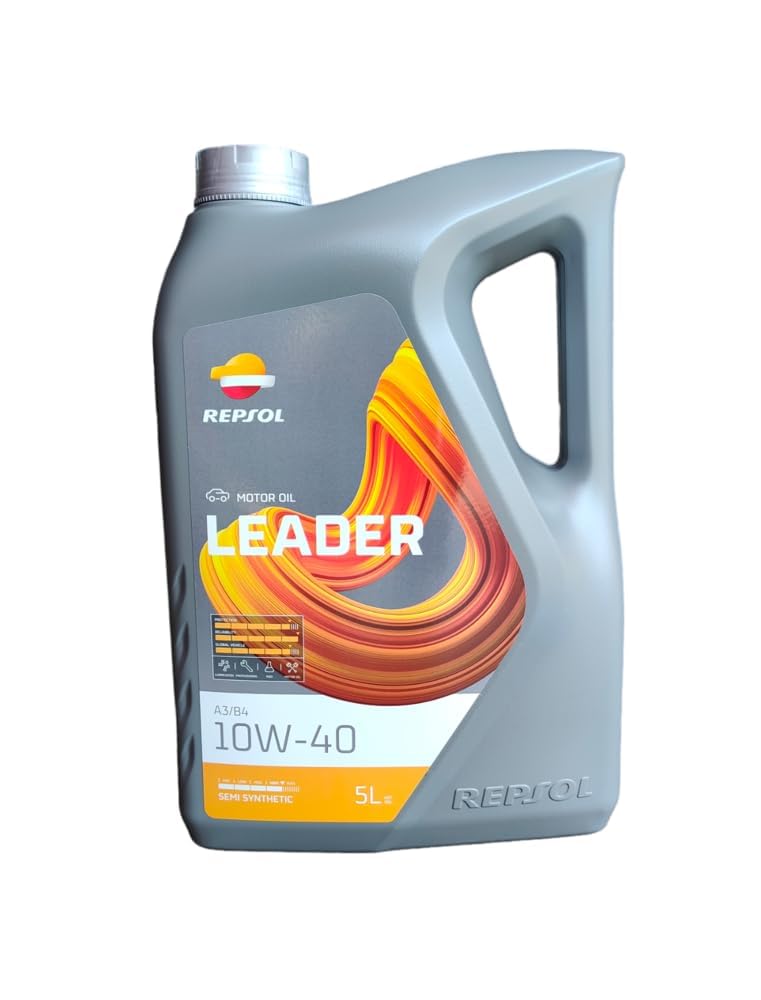 REPSOL aceite lubricante multigrado para coche LEADER A3/​B4 10W-​40 5L