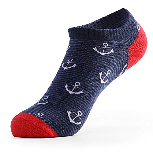 Image of HHX YONLEE Ankle Socks Striped patterned Casual Socks 8 /10 Pairs Gift Box