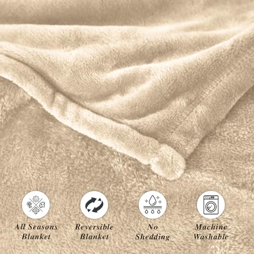 Image of Cloth Fusion Fleece AC Blanket for Summer and Winter Double Bed 87x85 inch