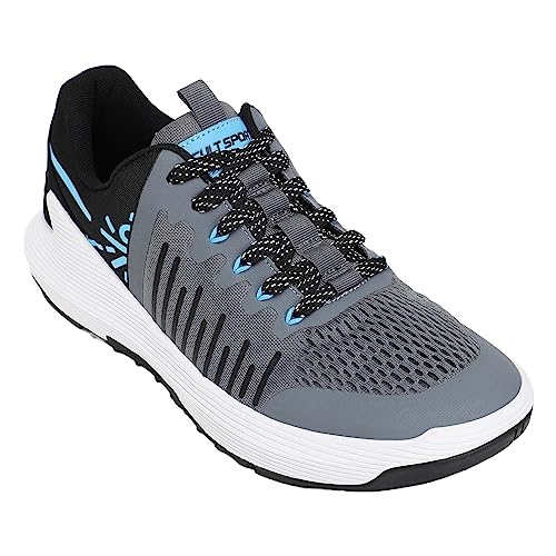 Image of CULT Men's Impact Training Shoes, Enhanced Grip, Multi-Directional Flexibility, High Energy Return, Engineered Mesh Upper, Lace-Up, Pull Tabs, Reinforced Heel & Toe Cap