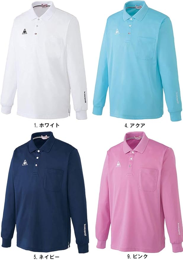 Amazon | ルコック（le coq） UZL8029 長袖ポロシャツ Unisex SS