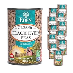 Eden Organic Black Eyed Peas, No Sa...