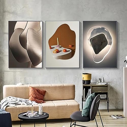 Minimaliste abstrait mur art photo pour salon afin de moderniser un mur vide