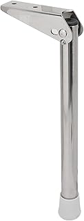 RV Seat Support Legs, 13 Inch Stainless Steel, 90 Degree Adjustable, with Non Slip Rubber Tips for Boat Yacht RV (#2)