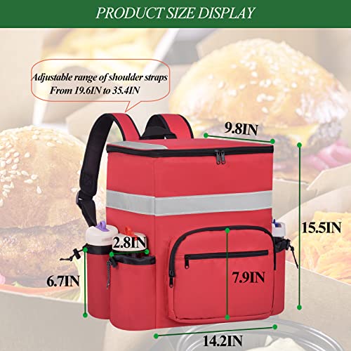 Zfzgfrcs WMB001 Food Delivery Backpack Pizza Delivery Bag Insulated Delivery Bag thumb #2