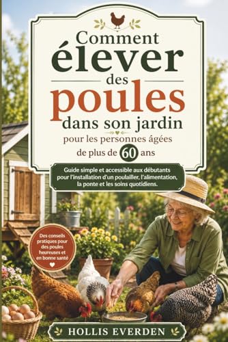 Comment elever des poules dans son jardin pour les personnes agees de plus de 60 ans: Guide simple pour installer un poulailler,