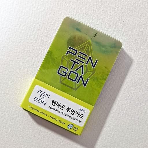 ZEESOON K-POP IDOL Group 写真メッセージカード 56枚セット (ポストカード/56シート) 透明カード 25