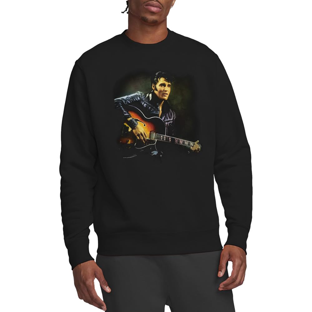 Elvis Presley Men's 1968 Sweatshirt Black - XXL