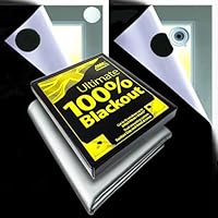 MaximoLife® Ultimate 100% Blackout Blind | Fits Any Size/Shape Window | Unique Cutting Grid Easier Cut-to-Size | Industrial-Grade Suction Grip | Heat & Cold Resistant Hook & Loop | No Drill Stick On