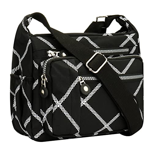 Sac bandoulière pour femme aux finitions dorées et cuir grainé élégant