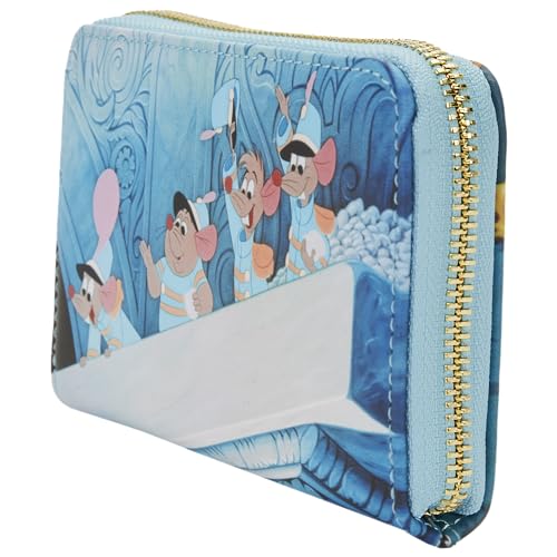 Loungefly DISNEY CINDERELLA PRINCESS SCENE ZIP AROUND WALLET2