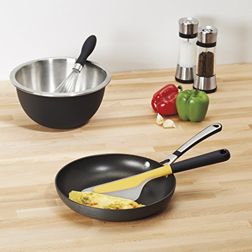 OXO Virador de omelete dobrável Good Grips, silicone, transparente/amarelo, grande