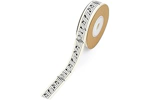Stunning Printed Music Note Ribbon for Creative Expression