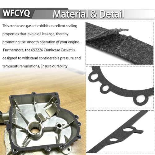 Image of 692226 Crankcase Gasket Compatible with Briggs & Stratton 692226 271916 280000 281000