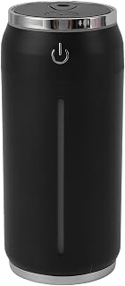 Mini Humidifier, 7 Colors Night Light Portable Essential Oil Diffuser, Timed Shutdown, USB Rechargeable Aromatherapy Humidifier for Home Office Bedroom Car Desk (Black)