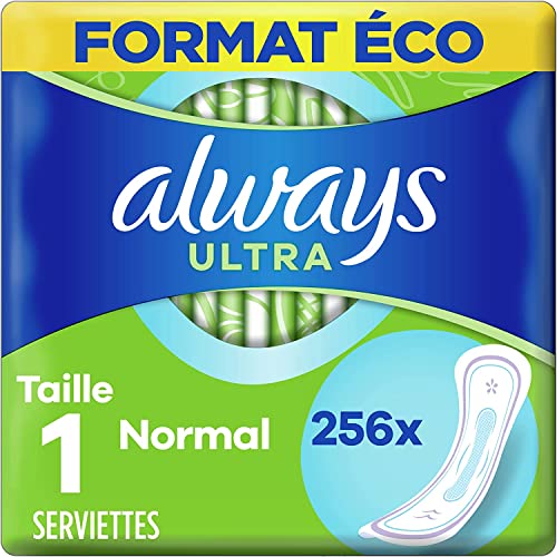 Always Ultra Sanitary Napkins, Size 3, Day & Night, 160 Towels with Wings, Abundant Flow Day and Night, Eco Size, Max Comfort, Super Absorbent and Ultra Thin
