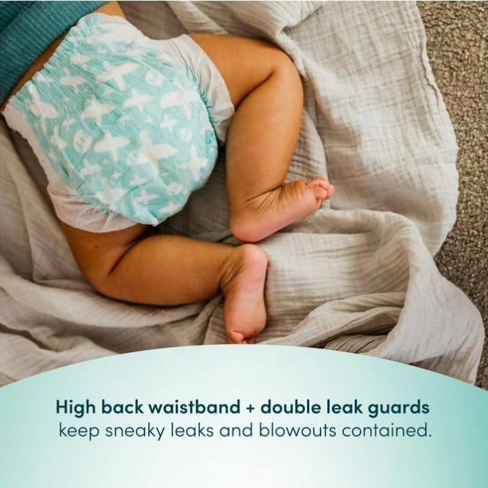 Rascal + Friends Premium Diapers, Size 1, 108 Count