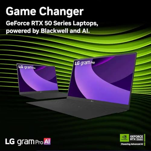 Image of LG gram Pro 17 inch Lightweight Laptop Computer, Intel Evo Edition Powered by Intel Core Ultra9 285H Processor, NVIDIA RTX5050, 32GB LPDDR5X RAM, 4TB SSD, WiFi-7, Backlit KB, Windows 11 Pro - Black