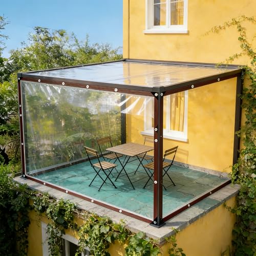 Lona protectora multiusos de 230x480 cm impermeable incolora 2