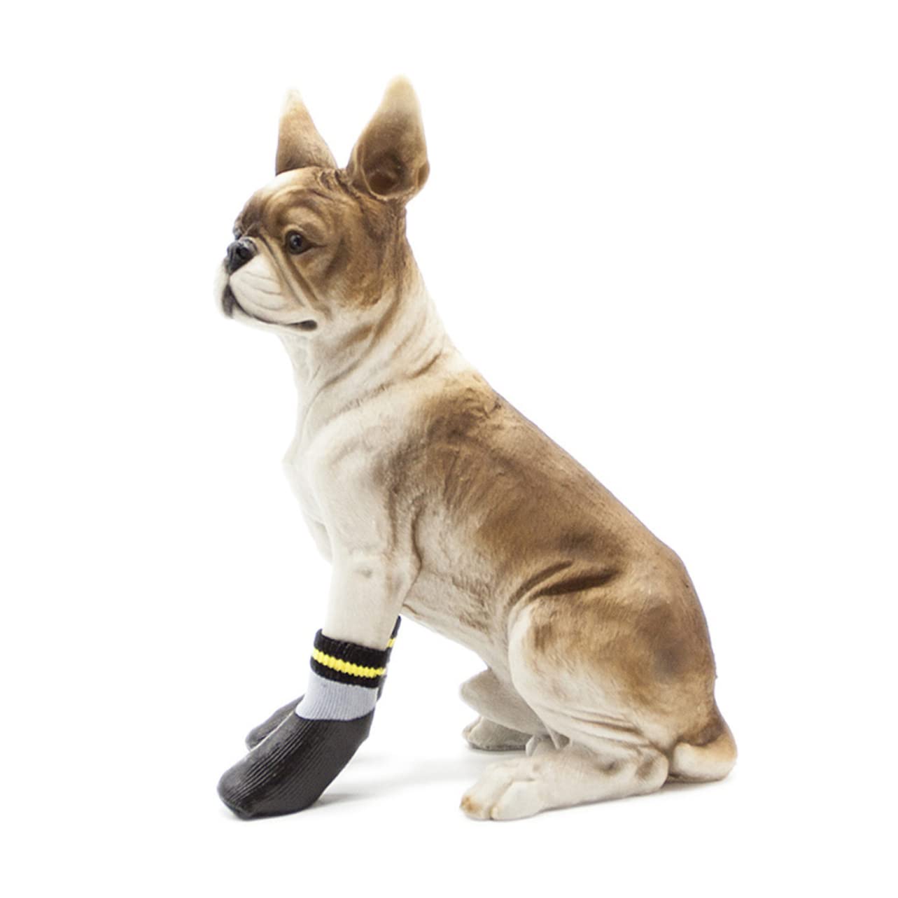 BESPORTBLE 3ensembles Caoutchouc pour Chiens Chaussures Imperméables pour Petits Chiens Et Chiots Paquet De Couleur Noire pour Neige Pluie