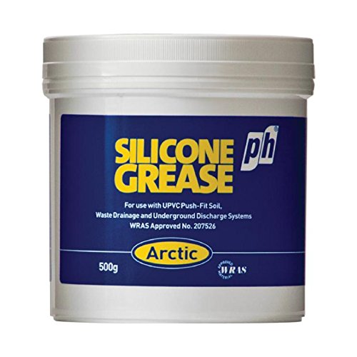 Genuine 1x 500g Arctic Silicone Grease Tub Clear Paste -50░C - 200░C Lubrican...