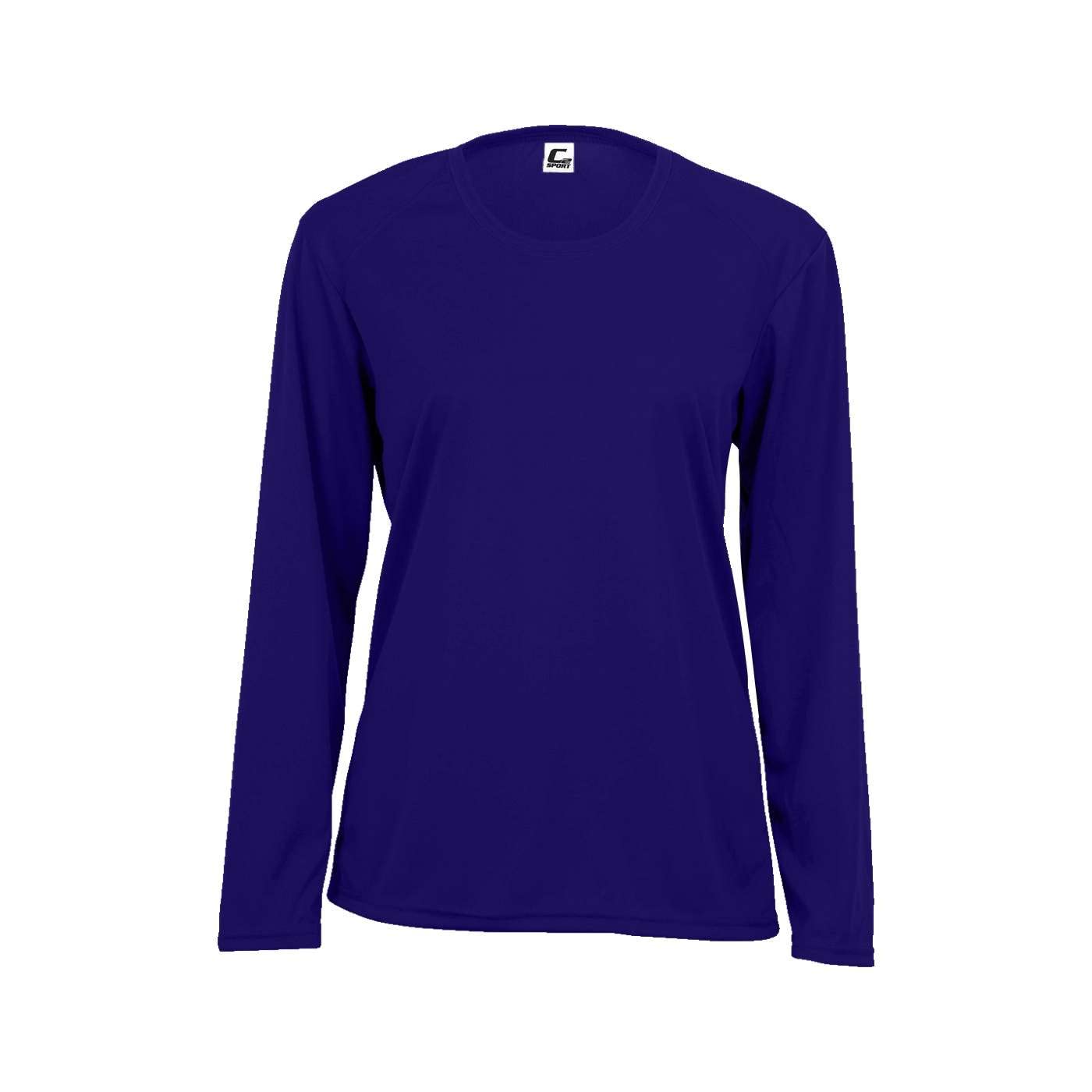 Badger Sports C2 L/S Ladies' Tee Purple 2X-Large