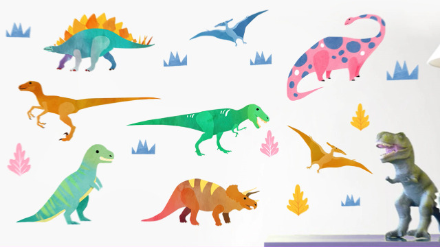 Vinilos Decorativos Dinosaurio Boho para Niños miniatura 7