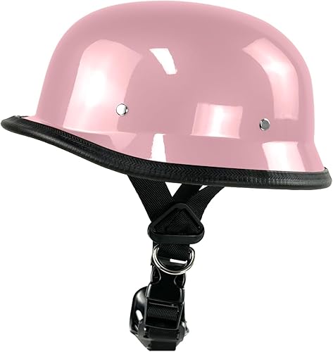 Miniatura 1 de Casco de motocicleta de estilo alemán, medio casco para adultos, cara abierta, aprobado por DOT, casco de motocicleta, crucero, scooter