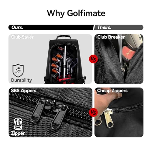 Full-Open Golf Travel Bag 1680D