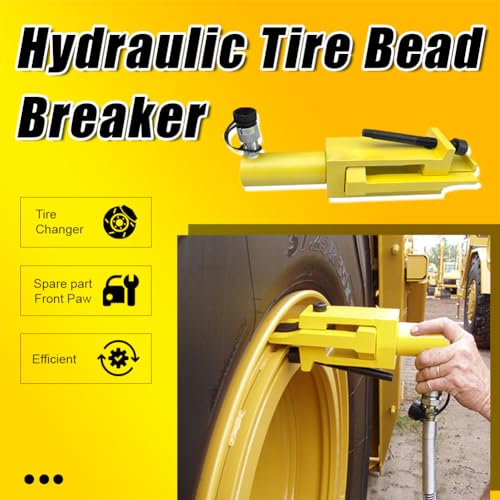 Image of Hydraulic Bead Breaker 10000 PSI - Hydraulic Tire Bead Breaker for 5 Piece Wheels with Bead Loosening Pockets